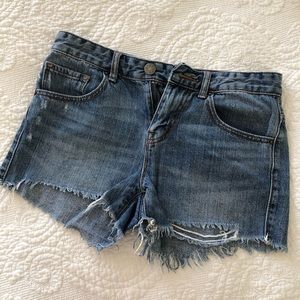 BDG Mid Rise Denim Shorts